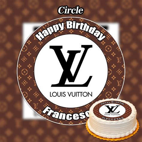 Louis Vuitton Edible Cake Toppers – Ediblecakeimage